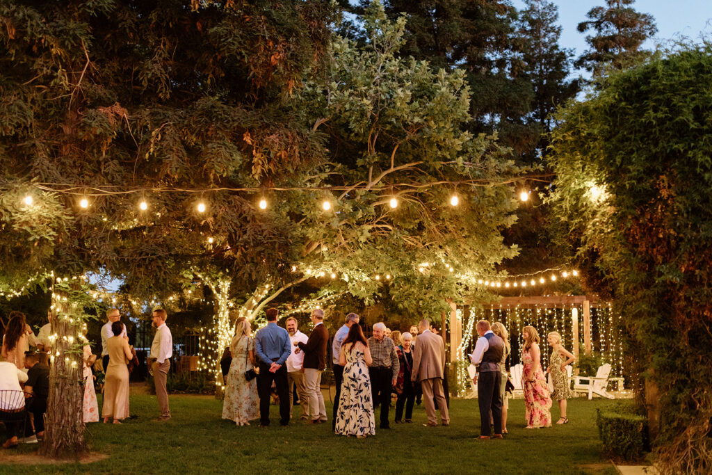 Pageo Lavender Farms outdoor lawn reception area